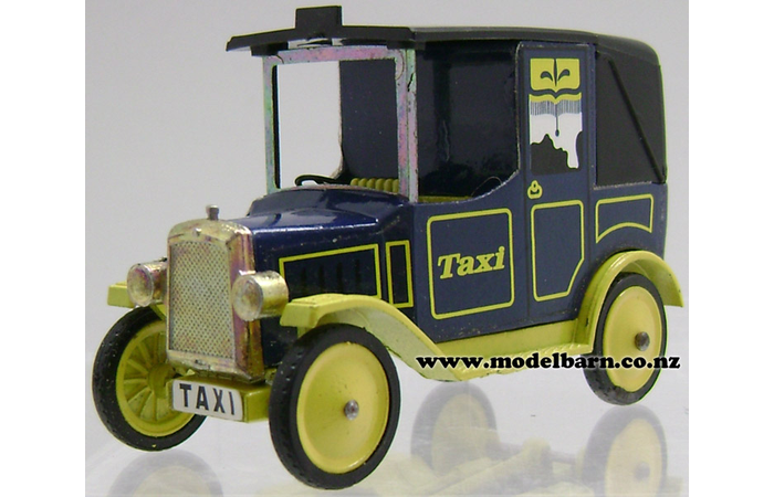 Happy Cab "Taxi" (blue & yellow, Dinky)