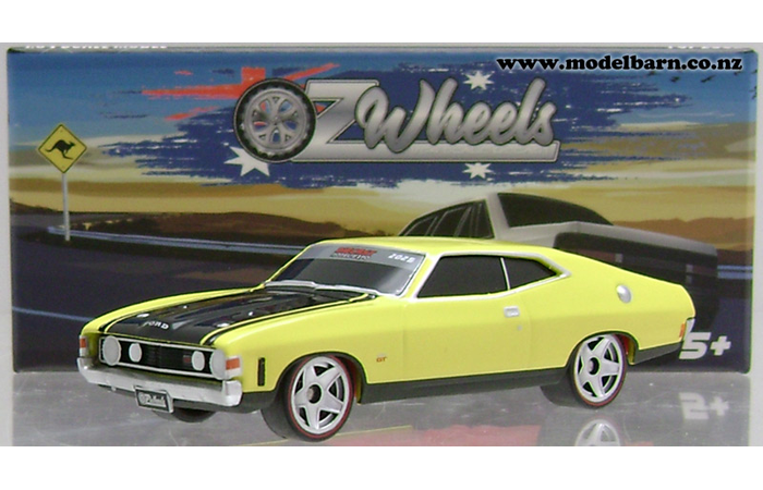 1/64 Ford XA Falcon Coupe (yellow & black) "2025 Diecast Model Expo"