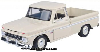 1/24 Chev C10 Pick-Up (1966, cream)-chevrolet-and-gmc-Model Barn