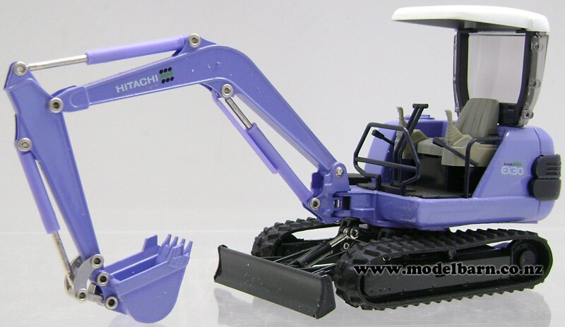 1/24 Hitachi EX30 Mini Excavator with Blade (purple