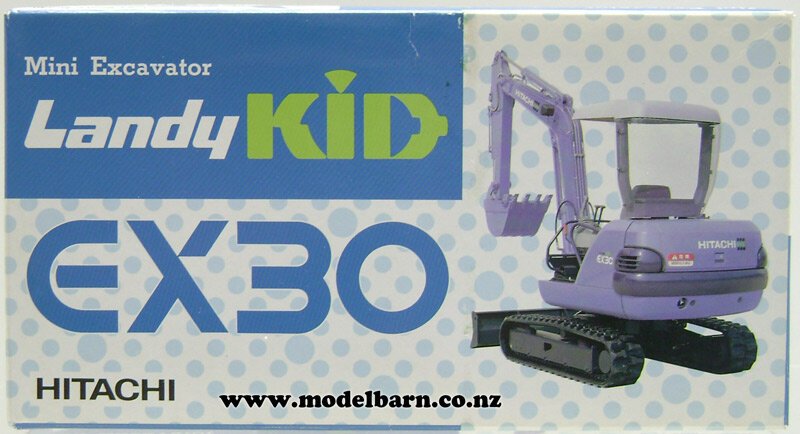 HITACHI Landy EX30 Excavator Mini 1⁄24 KID Vintage Hitachi Japan