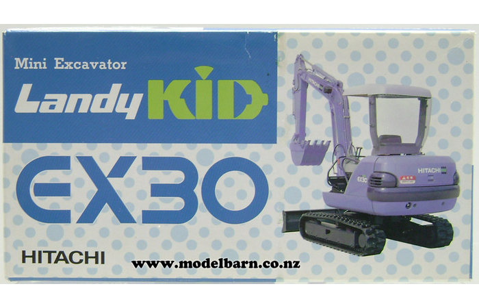 1/24 Hitachi EX30 Mini Excavator with Blade (purple