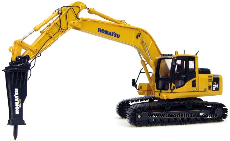Komatsu PC210LC-8 丸順スケルトンバケット仕様1/50 1/50 Komatsu PC210LC-8 Excavator with Hammer - Construction