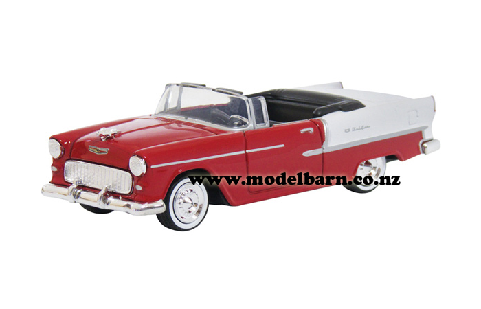 1/43 Chev Bel Air Convertible (1955, red & white)