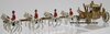 Queen Elizabeth II Coronation Carriage & 8 Horses (1953) Crescent
