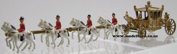 Queen Elizabeth II Coronation Carriage & 8 Horses (1953) Crescent-horse-drawn-vehicles-Model Barn