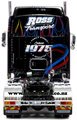 1/50 Kenworth T909 Prime Mover & Freighter Tautliner B-Double Trailer Set Combo "Ross Transport"