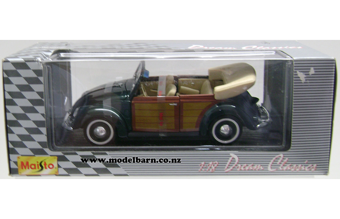 1/18 Volkswagen Beetle Convertible (1951, green)