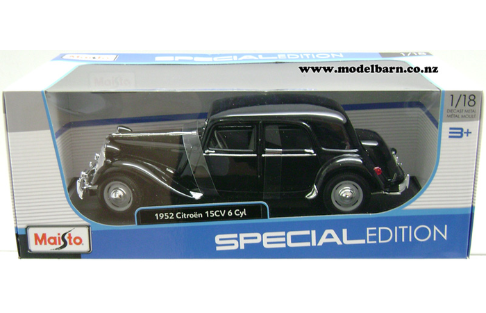 1/18 Citroen 15CV 6 Cylinder (1952, black) - Vehicles-Other