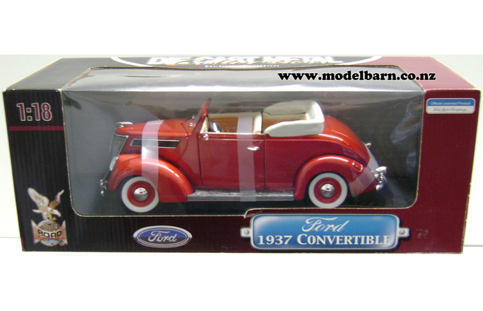 1/18 Ford Convertible (1937, red)