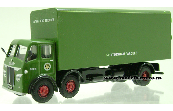 1/76 Leyland Steer 3-Axle Box Truck "BRS Nottingham Parcels"