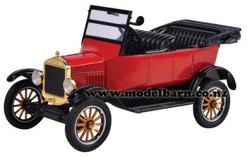 1/24 Ford Model T Tourer Convertible (1925, red)-ford-Model Barn