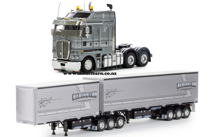 1/50 Kenworth K200 2.8m & Freighter Eziliner B-Double Combo "Northchill/Redington"