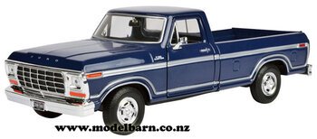 1/24 Ford F-150 Custom Pick-Up (1979, navy blue)-ford-Model Barn