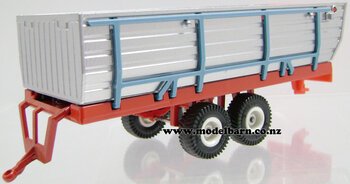 1/32 Hay Wagon (silver, blue & red)-other-farm-equipment-Model Barn
