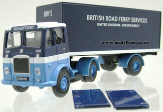 1/87 Bristol HA Prime Mover & Single Axle Box Trailer "British Road Ferry Services"  (damaged)-other-truck-brands-Model Barn