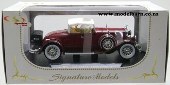 1/32 Pierce Arrow Model B (1930, burgundy, red & white)-other-vehicle-brands-Model Barn