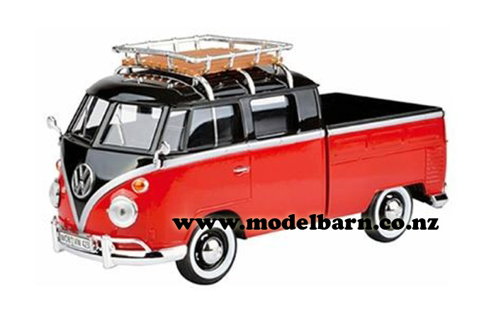 1/24 VW Kombi Pick-Up (red & black)