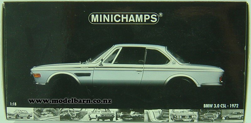 1/18 BMW 3.0 CSL Coupe (1972, silver) - Vehicles-BMW : Model Barn