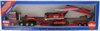 1/50 MAN with  Low Loader Trailer & Excavator (red & white) "Max Goll"