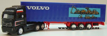 1/87 Volvo FH12-460 with Semi Trailer (black & blue)-volvo-Model Barn