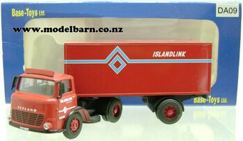 1/76 Leyland Mastiff Prime Mover with Semi Box Trailer "Islandlink"-leyland-Model Barn