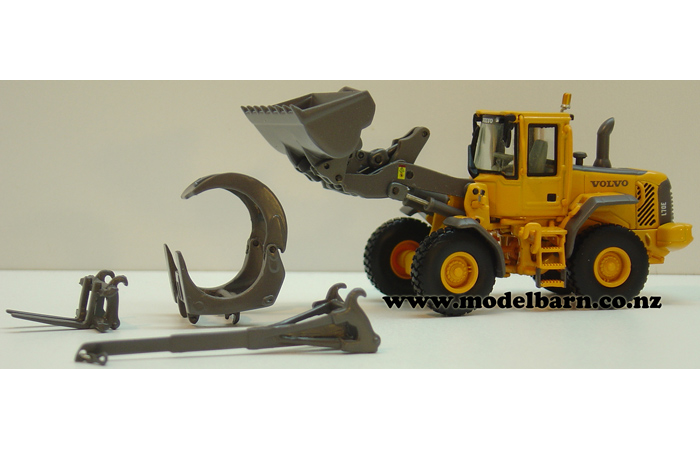 1/87 Volvo L70E Wheel Loader & Attachments