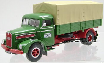 1/43 MAN F8 Canvas Truck (1953, green & red)-man-Model Barn