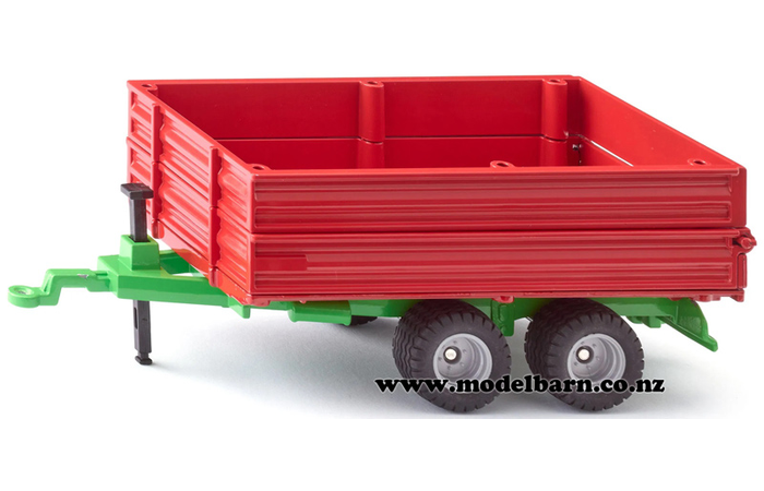 1/32 Tandem Axle Tip Trailer (red & green)