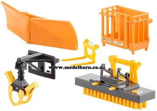 1/32 Loader Accessories Set (4 piece)-tractor-attachments-Model Barn
