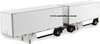 1/50 Wabash Double Box 20' Trailers Set (white)