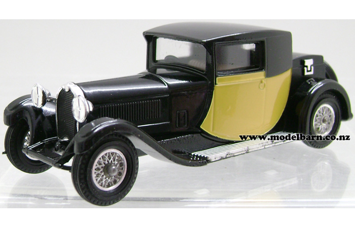 1/38 Bugatti Type 44 (1928, black & yellow)