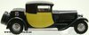1/38 Bugatti Type 44 (1928, black & yellow)