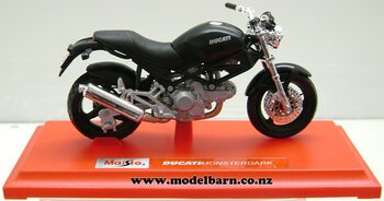 1/18 Ducati Monster Dark (black)-motorbikes-and-atvs-Model Barn