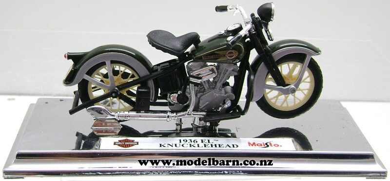 1/18 Harley-Davidson EL Nucklehead (1936, black) - Vehicles