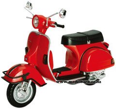 1/12 Vespa P200E Scooter (1978, red, used)-motorbikes-and-atvs-Model Barn