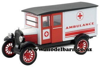1/32 Chev Type H 1-Ton Ambulance (1924, red, white & black)-chevrolet-and-gmc-Model Barn