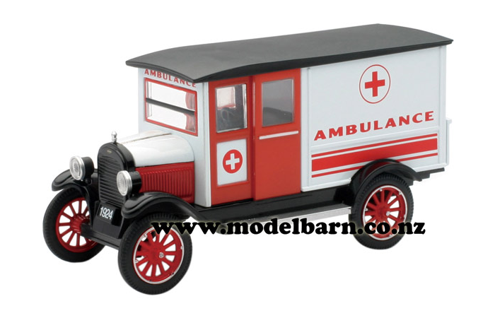 1/32 Chev Type H 1-Ton Ambulance (1924, red, white & black)