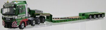 1/50 MAN TGX XXL Euro 6C Prime Mover & 4-Axle Nooteboom Semi Low Loader Trailer "Cadzow"-man-Model Barn