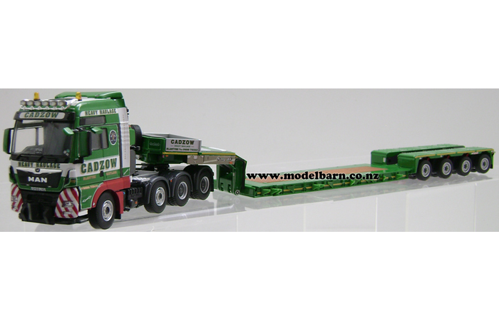 1/50 MAN TGX XXL Euro 6C Prime Mover & 4-Axle Nooteboom Semi Low Loader Trailer "Cadzow"