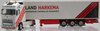 1/50 Volvo FH Globetrotter Prime Mover & Semi Refer Trailer "Land Harkema"