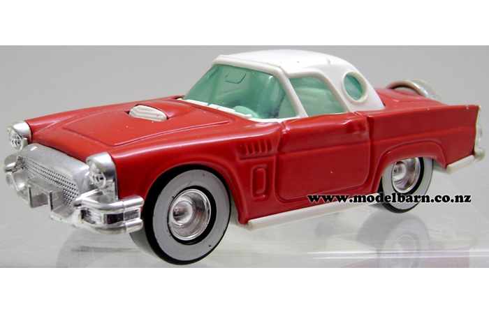 Ford Thunderbird (red & white, 130mm) Buddy L
