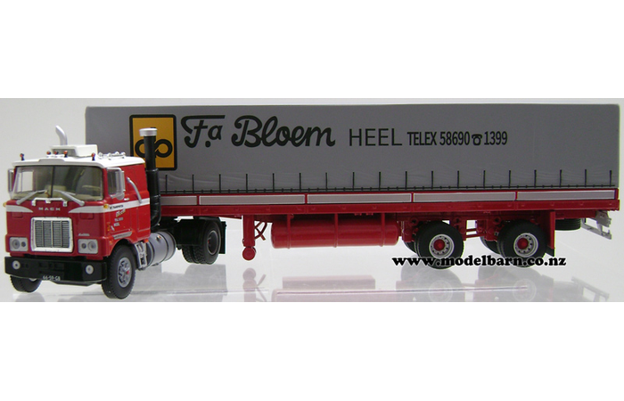 1/50 Mack F700 Prime Mover & Semi Covered Trailer "Bloem"