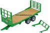 1/32 2-Axle Flat Deck Trailer (green)