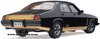 1/18 Holden HX Monaro GTS Sedan (Tuxedo Black)