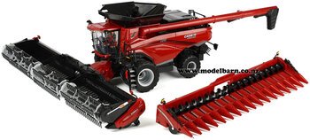 1/32 Case IH AF11 Axial-Flow Combine Harvester on duals with 2 Heads-farm-equipment-Model Barn