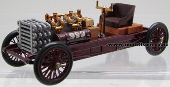 1/43 Ford 999 Race Car (1902, red gold & silver)-ford-Model Barn