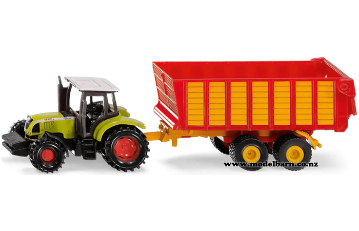 Claas Ares 697 ATZ & Forage Trailer (170mm)