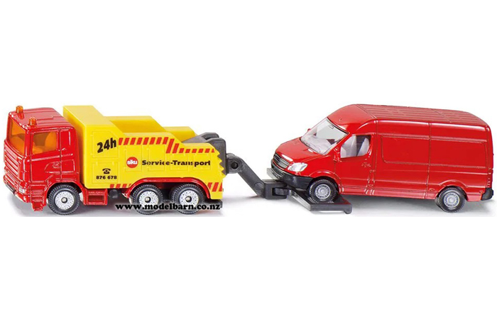 Scania Heavy Tow Truck with Van (180mm)