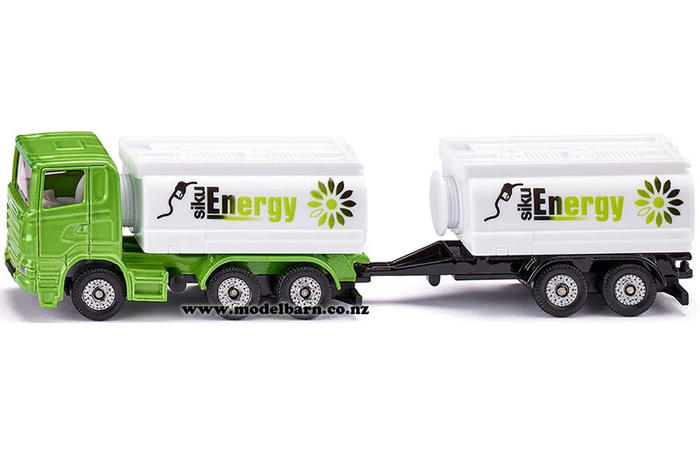Scania Fuel Tanker Truck & Trailer Set "Siku Energy" (148mm)